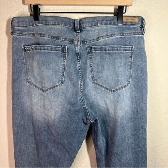 Blank NYC womens distressed high rise skinny denim jeans size 32 - Picture 4 of 7